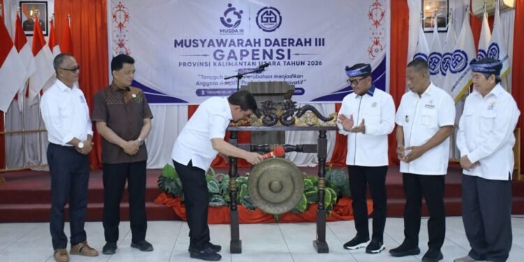 Wagub Buka Musda III Gapensi Kaltara Tahun 2026