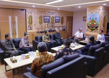 Perkuat Sinergi Pelayanan Hukum, Gubernur Kaltara Terima Kunjungan Ditjen Badilmiltun MA RI