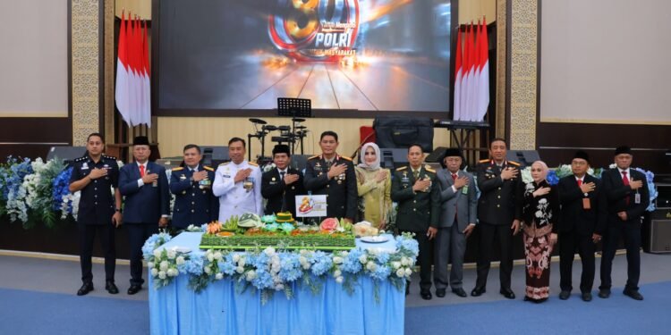 Peringati HUT ke-80 Bhayangkara, Polda Kaltara Gelar Syukuran dan Perkuat Sinergitas Bersama Forkopimda