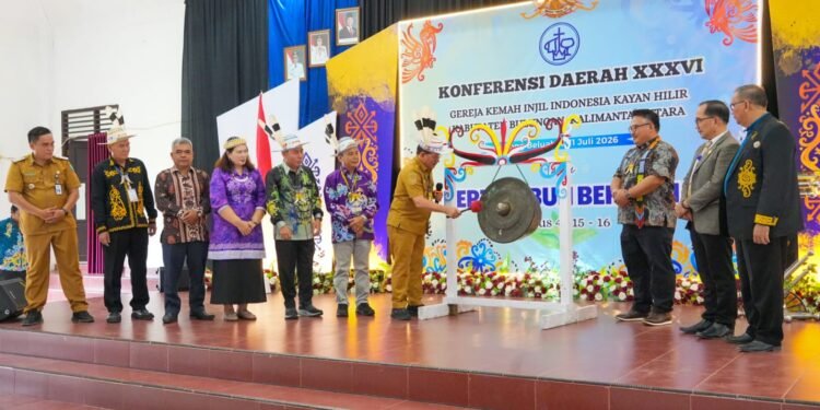 Konferda ke-36 GKII Daerah Kayan Hilir, Wagub Kaltara Ajak Jemaat Bertumbuh Bersama