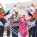 Polda Kaltara Gelar Upacara Pelepasan Irjen Pol. Djati Wiyoto Abadhy dan Ny. Sari Djati Wiyoto