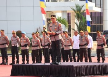 Diikuti Seluruh Personel, Irjen Pol Agus Wijayanto Pimpin Apel Perdana di Polda Kaltara