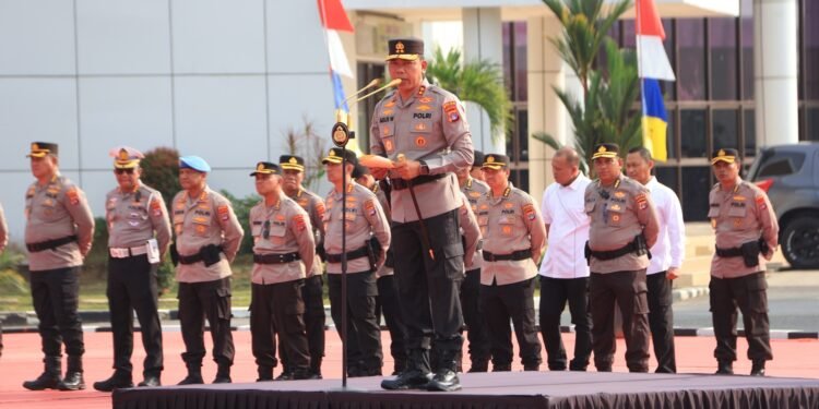Diikuti Seluruh Personel, Irjen Pol Agus Wijayanto Pimpin Apel Perdana di Polda Kaltara
