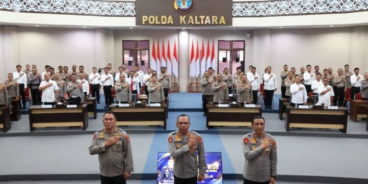 Kapolda Kaltara Sampaikan Commander Wish sebagai Pedoman Penguatan Kinerja dan Pelayanan Polri