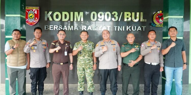 Kapolresta, Dandim 0903 dan Kajari Bulungan Gelar Silaturahmi Sinergitas untuk Perkuat Soliditas