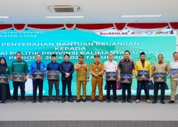 Bantuan Keuangan Parpol Diserahkan, Gubernur Kaltara Ajak Bangun Demokrasi yang Lebih Berkualitas
