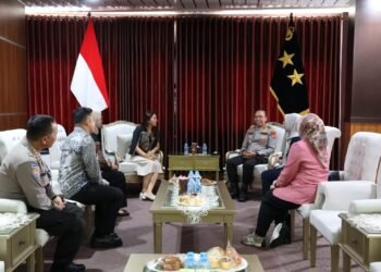 Dukung Pelayanan Keuangan Profesional, Kapolda Kaltara Terima Silaturahmi Bank Mandiri Region IX Kalimantan