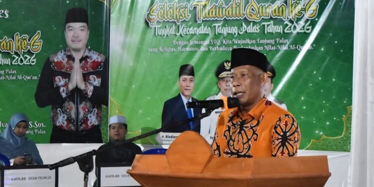 Diikuti 78 Peserta, Bupati Syarwani Buka STQ VI Kecamatan Tanjung Palas