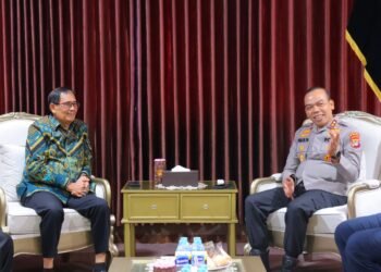 Kuatkan Sinergi Antar-lembaga, Kapolda Terima Kunjungan Silaturahmi Ketua Pengadilan Tinggi Kaltara