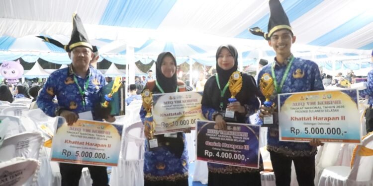Kaltara Raih Empat Penghargaan pada MTQ VIII KORPRI Nasional 2026 di Sulsel