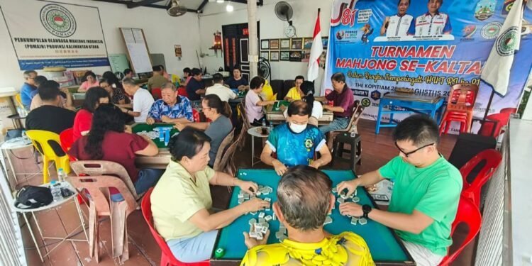 Semarakkan HUT Ke-81 RI, POMAIN kembali Gelar Turnamen Mahjong Se-Kaltara