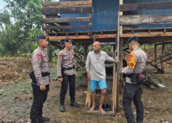 Satbrimob Polda Gencarkan Imbauan Cegah Karhutla di Sebatik