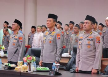 Wakapolda Kaltara Ikuti Binrohtal bersama Kapolri dan Gus Baha