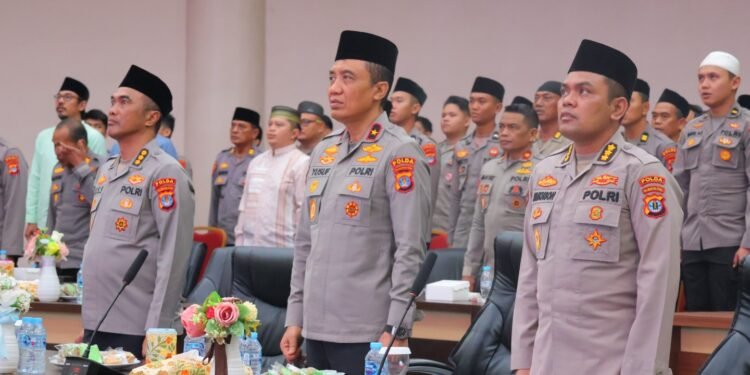 Wakapolda Kaltara Ikuti Binrohtal bersama Kapolri dan Gus Baha