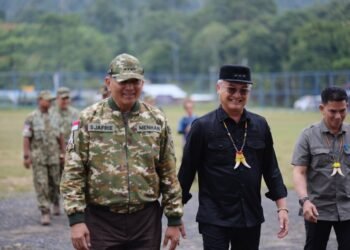 Sambut Menhan RI, Bupati Malinau sampaikan soal Infrastruktur dan Ketahanan Pangan Perbatasan