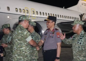 Wakapolda turut sambut kedatangan Wakil Panglima TNI di Kaltara