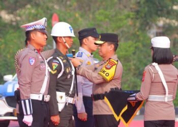 Wujudkan Lalu Lintas yang Tertib dan Berkeselamatan, Kapolda Kaltara Pimpin Gelar Pasukan Operasi Patuh Kayan 2026