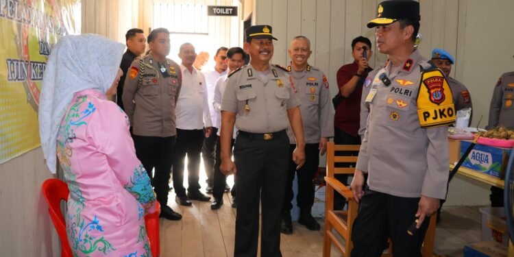 Cek Polsek Sekatak, Kapolda Kaltara Tekankan Kehadiran Polri yang Dirasakan Masyarakat